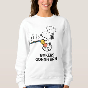 Erdnüsse   Snoopy Backkost Sweatshirt