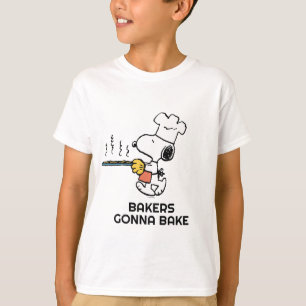 Erdnüsse   Snoopy Backkost T-Shirt