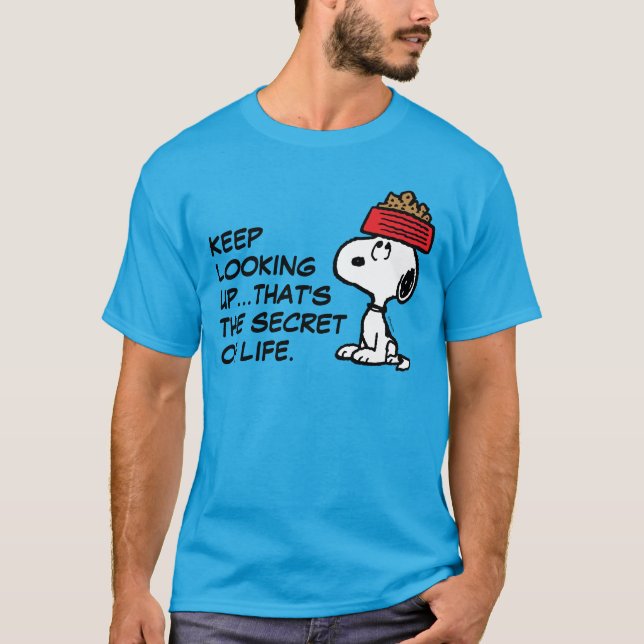 Erdnüsse | Snoopy Balancing Sein Dog Disc T-Shirt (Vorderseite)