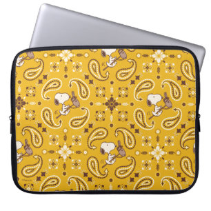Erdnüsse   Snoopy Bandana Cowboy Laptopschutzhülle