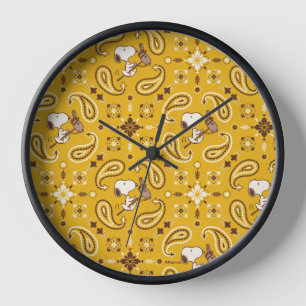 Erdnüsse   Snoopy Bandana Cowboy Uhr