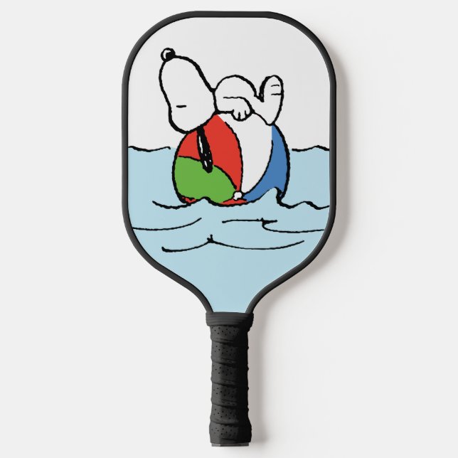 Erdnüsse | Snoopy Beach Ball Beach Pickleball Schläger (Vorderseite)