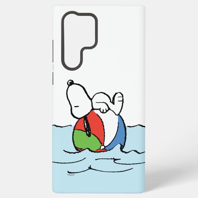 Erdnüsse | Snoopy Beach Ball Beach Samsung Galaxy Hülle (Rückseite)
