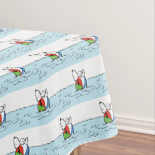 Erdnüsse Snoopy Beach Ball Beach Tischdecke