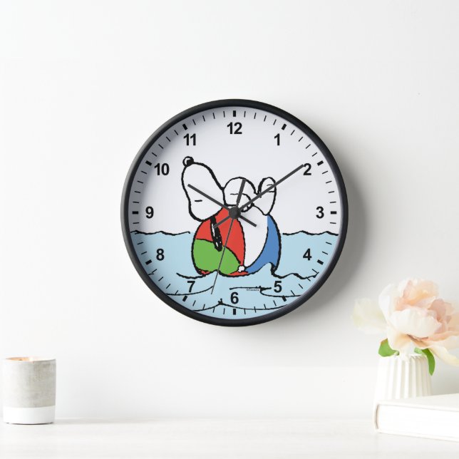 Erdnüsse | Snoopy Beach Ball Beach Uhr (Zuhause)