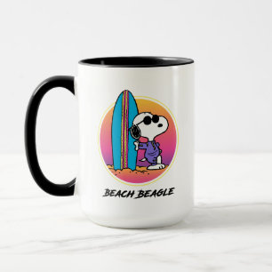 Erdnüsse   Snoopy Beach Beagle Tasse