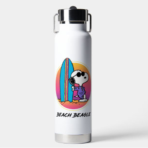 Erdnüsse   Snoopy Beach Beagle Trinkflasche