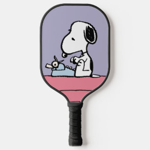 Erdnüsse   Snoopy bei der Schreibmaschine 2 Pickleball Schläger