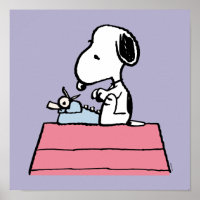 Erdnüsse | Snoopy bei der Schreibmaschine