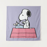 Erdnüsse | Snoopy bei der Schreibmaschine