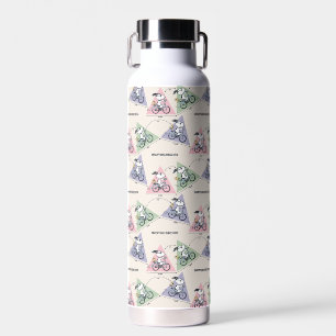 Erdnüsse Snoopy Bike Ride Stats Trinkflasche