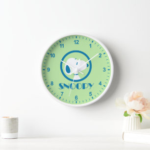 Erdnüsse Snoopy Blue Deco Träume Uhr