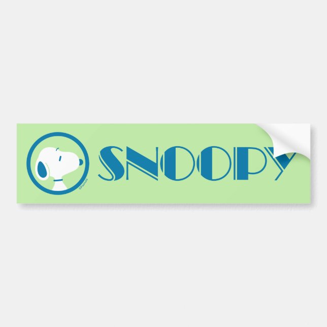Erdnüsse | Snoopy Blue Deko Dreams Autoaufkleber (Vorne)