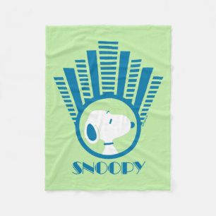 Erdnüsse Snoopy Blue Deko Dreams Fleecedecke
