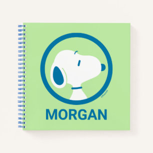 Erdnüsse Snoopy Blue Deko Dreams Name hinzufüg Notizbuch