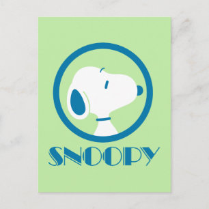 Erdnüsse   Snoopy Blue Deko Dreams Postkarte