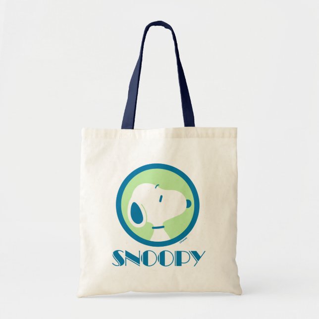 Erdnüsse | Snoopy Blue Deko Dreams Tragetasche (Vorne)