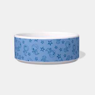 Erdnüsse Snoopy Blue Space Astronaut Muster Napf