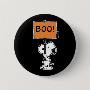 Erdnüsse Snoopy Boo! Button