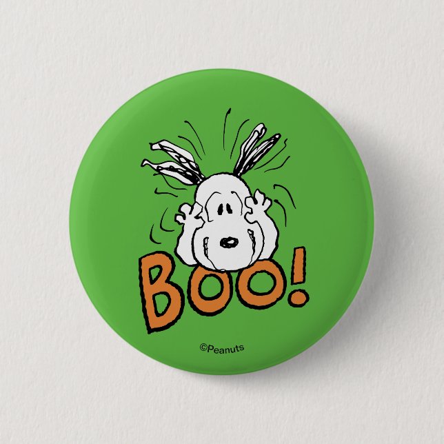 Erdnüsse | Snoopy Boo Button (Vorderseite)
