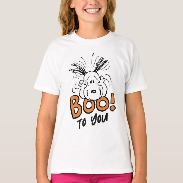 Erdnüsse | Snoopy Boo Tri-Blend Shirt (Vorderseite)