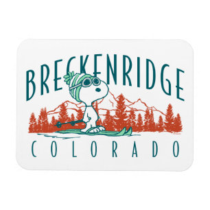 Erdnüsse   Snoopy Breckenridge Colorado Magnet