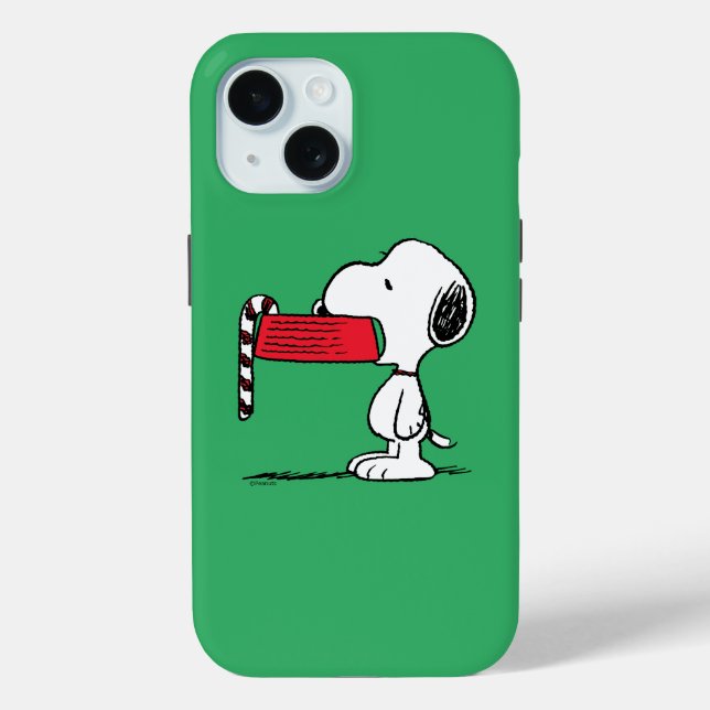 Erdnüsse | Snoopy Candy Cane Food Disc Case-Mate iPhone Hülle (Rückseite)