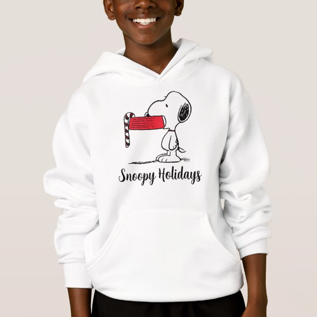 Erdnüsse | Snoopy Candy Cane Food Disc Hoodie (Vorderseite)