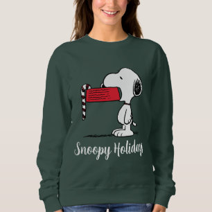 Erdnüsse Snoopy Candy Cane Food Disc Sweatshirt