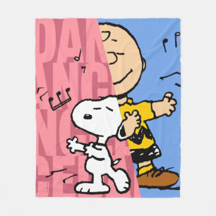 Erdnüsse   Snoopy & Charlie Brown Halbtanz Fleecedecke