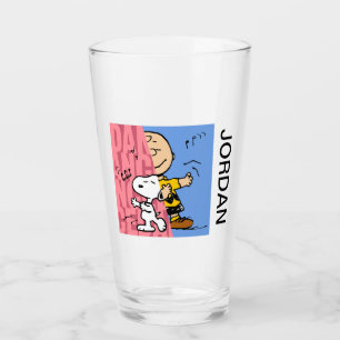 Erdnüsse   Snoopy & Charlie Brown Halbtanz Glas
