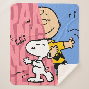 Erdnüsse   Snoopy & Charlie Brown Halbtanz Sherpadecke