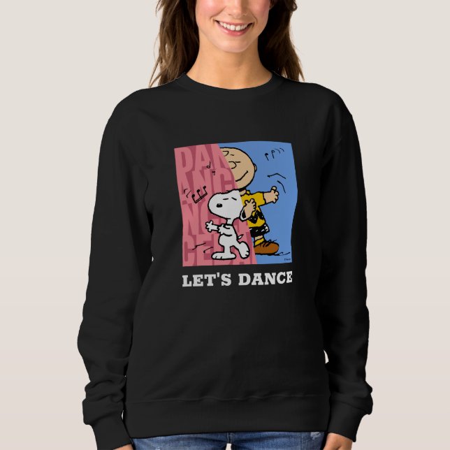 Erdnüsse | Snoopy & Charlie Brown Halbtanz Sweatshirt (Vorderseite)