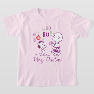 Erdnüsse Snoopy & Charlie Brown Ho Ho Ho Ho T-Shirt