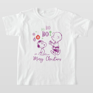 Erdnüsse   Snoopy & Charlie Brown Ho Ho Ho Ho T-Shirt