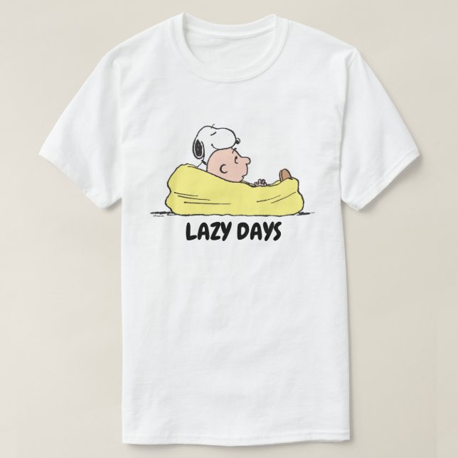 Erdnüsse | Snoopy & Charlie Brown in Bean Bag - Le T-Shirt (Design vorne)