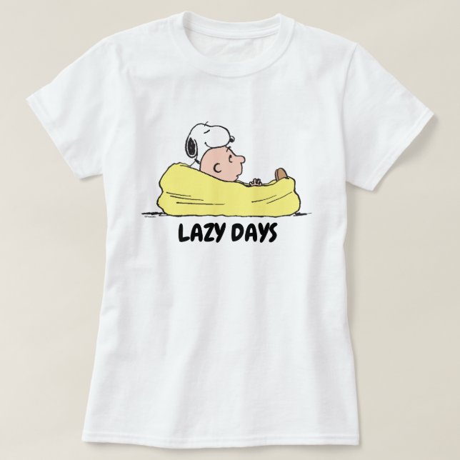 Erdnüsse | Snoopy & Charlie Brown in Bean Bag - Le T-Shirt (Design vorne)