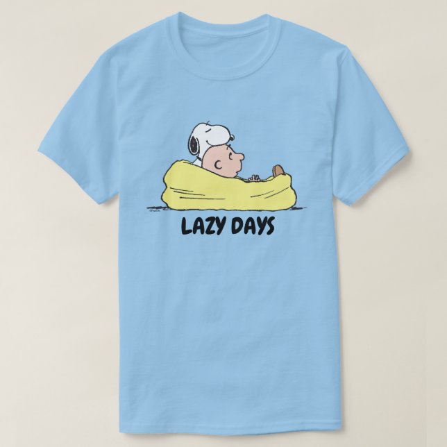 Erdnüsse | Snoopy & Charlie Brown in Bean Bag - Le T-Shirt (Design vorne)