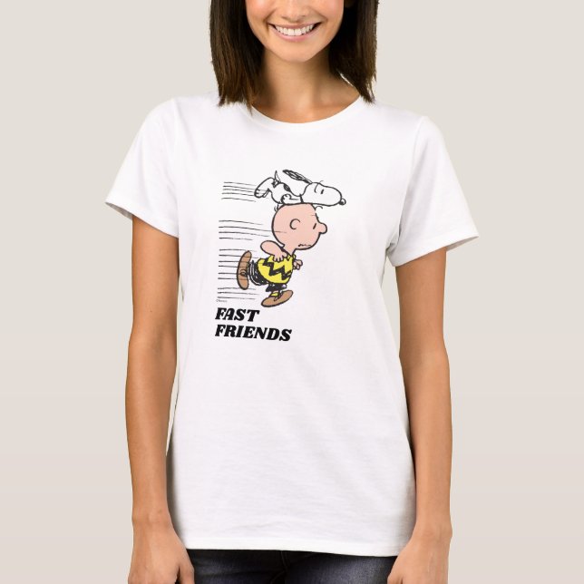 Erdnüsse | Snoopy & Charlie Brown Run T-Shirt (Vorderseite)
