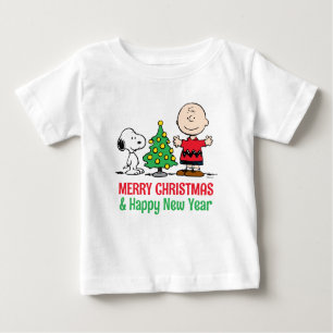 Erdnüsse   Snoopy & Charlie Brown Weihnachtsbaum Baby T-shirt