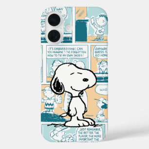 Erdnüsse   Snoopy-Comic-Muster iPhone 16 Hülle