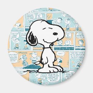Erdnüsse   Snoopy-Comic-Muster Magnet
