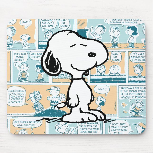 Erdnüsse | Snoopy-Comic-Muster Mousepad (Vorne)