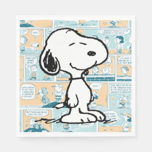Erdnüsse   Snoopy-Comic-Muster Serviette