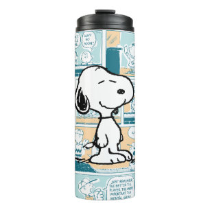 Erdnüsse   Snoopy-Comic-Muster Thermosbecher