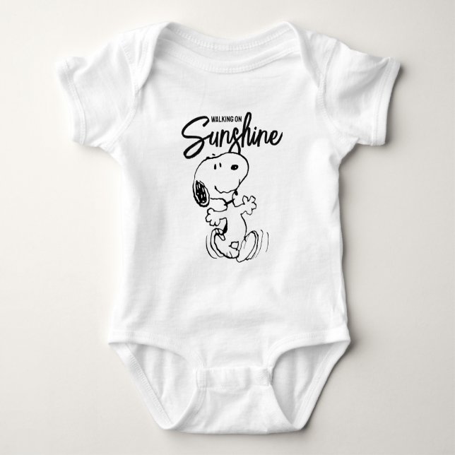 Erdnüsse | Snoopy Dance Baby Strampler (Vorderseite)