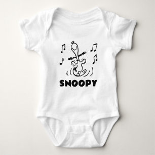 Erdnüsse   Snoopy Dancing Baby Strampler