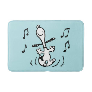 Erdnüsse Snoopy Dancing Badematte
