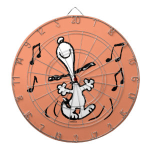 Erdnüsse   Snoopy Dancing Dartscheibe