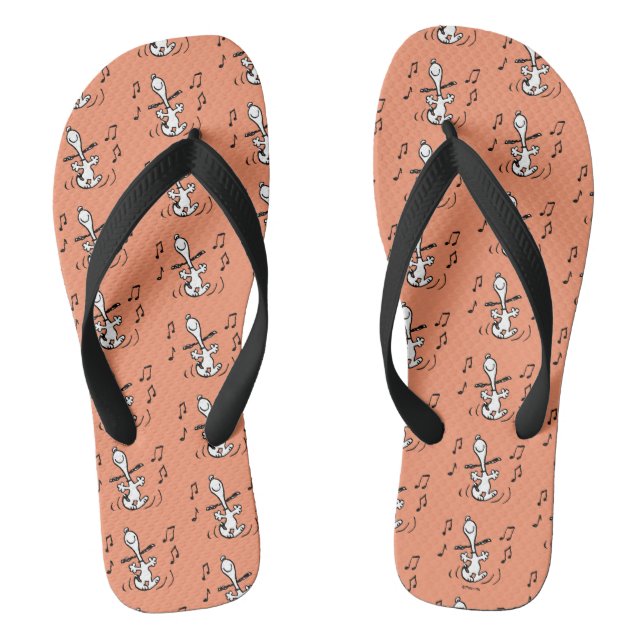 Erdnüsse | Snoopy Dancing Flip Flops (Fußbett)